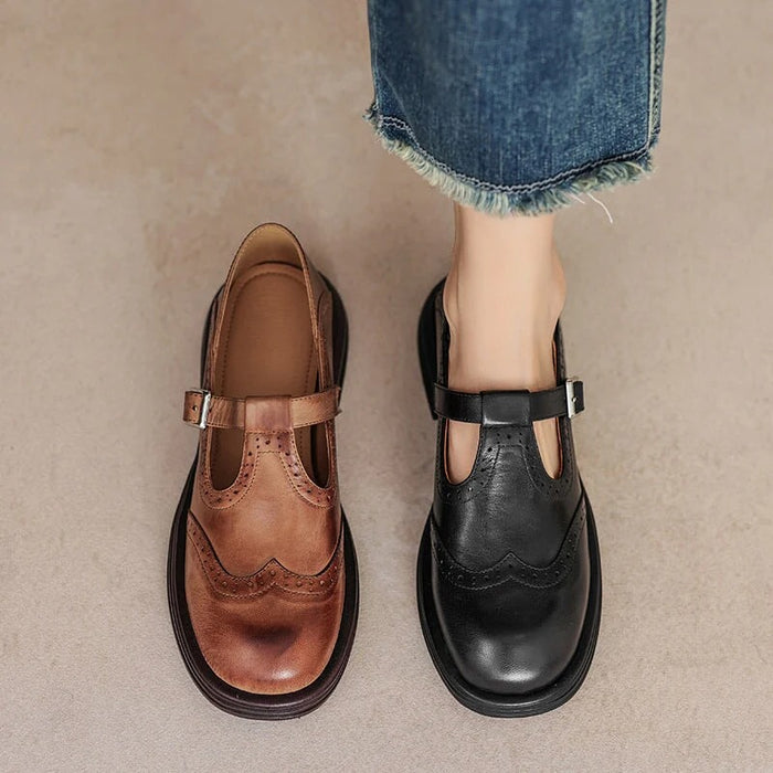 Zapato de cuero elegante